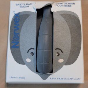 New Norwex Baby's Bath Brush Grey Elephant